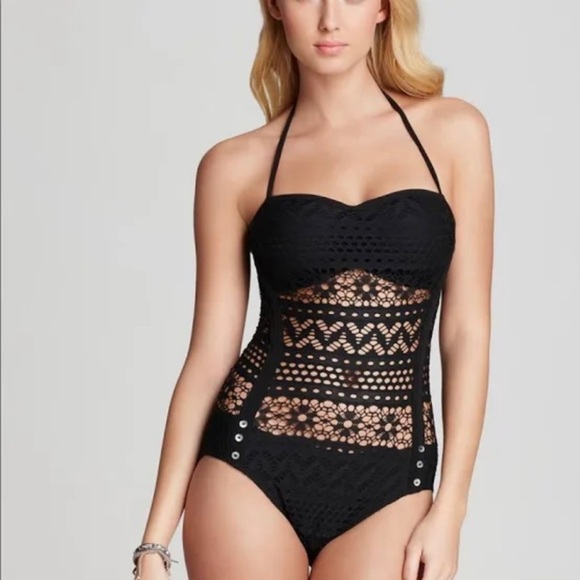 RobinPiccone Penelope Crochet Swim Suit - Picture 1 of 6